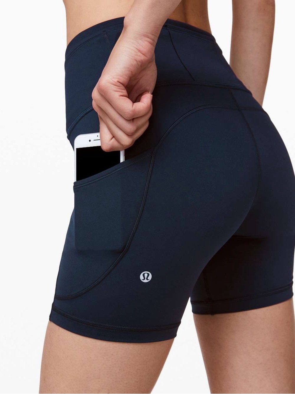 Lululemon Fast & Free High Rise 5 Pocket Biker Shorts